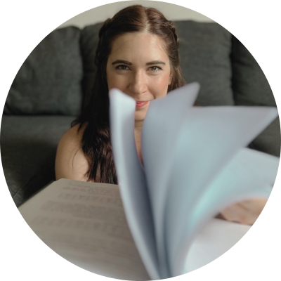Beige Simple Photo Signature Twitter Profile Picture